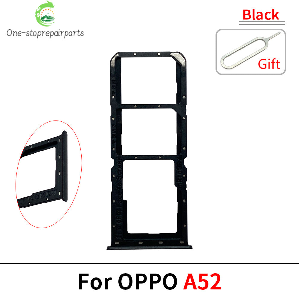 10Pcs, SIM Card Tray Slot Holder For OPPO A52 A53 A54 A55 A57 A58 4G 2022 Replacement Parts OPPO phone repair parts