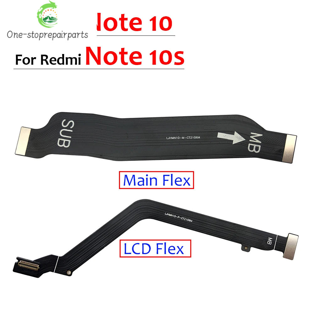 New For Redmi Note 10 / Note 10s Main FPC LCD Display Connect Mainboard Flex Cable Replacement Parts Redmi phone repair parts