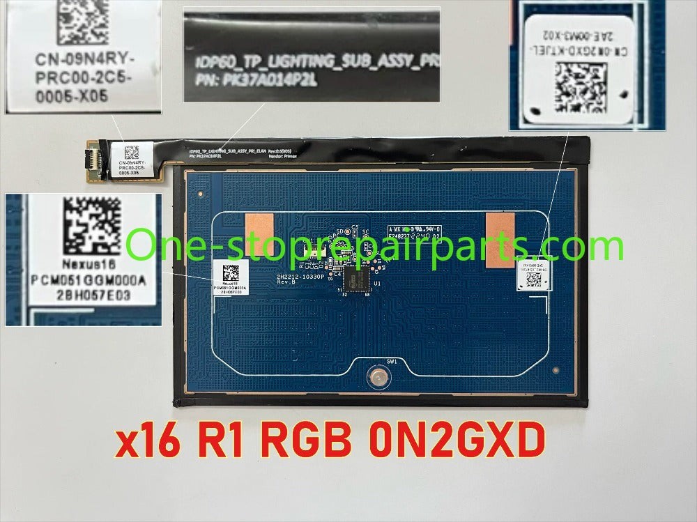 Touchpad  For Alienware alien touchpad x16 R1 r2 x17 r2 m16 R1 R2 m18 R1 R2 HDW14 G2H29 9JJRC 0RY7JP Y4XV5 0F046X trackpad  Alienware Laptop repair parts