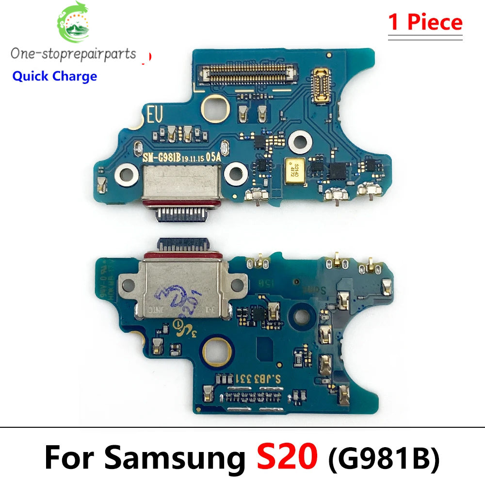 USB Charging Port Microphone Dock Connector Board Flex Cable For Samsung S20 Plus Ultra G986B G988B G981B Repair Parts Samsung phone repair parts