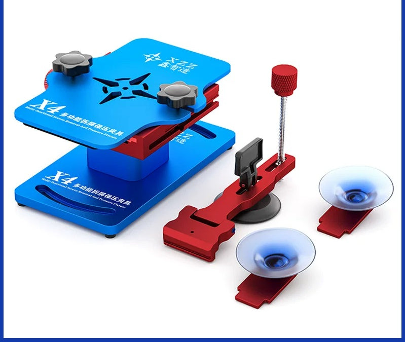 X4 multifunctional mobile phone repair, screen removal, pressure maintenance, fixture, screen removal, side hanging pressure maintenance, glass back cover removal artifact repair tool