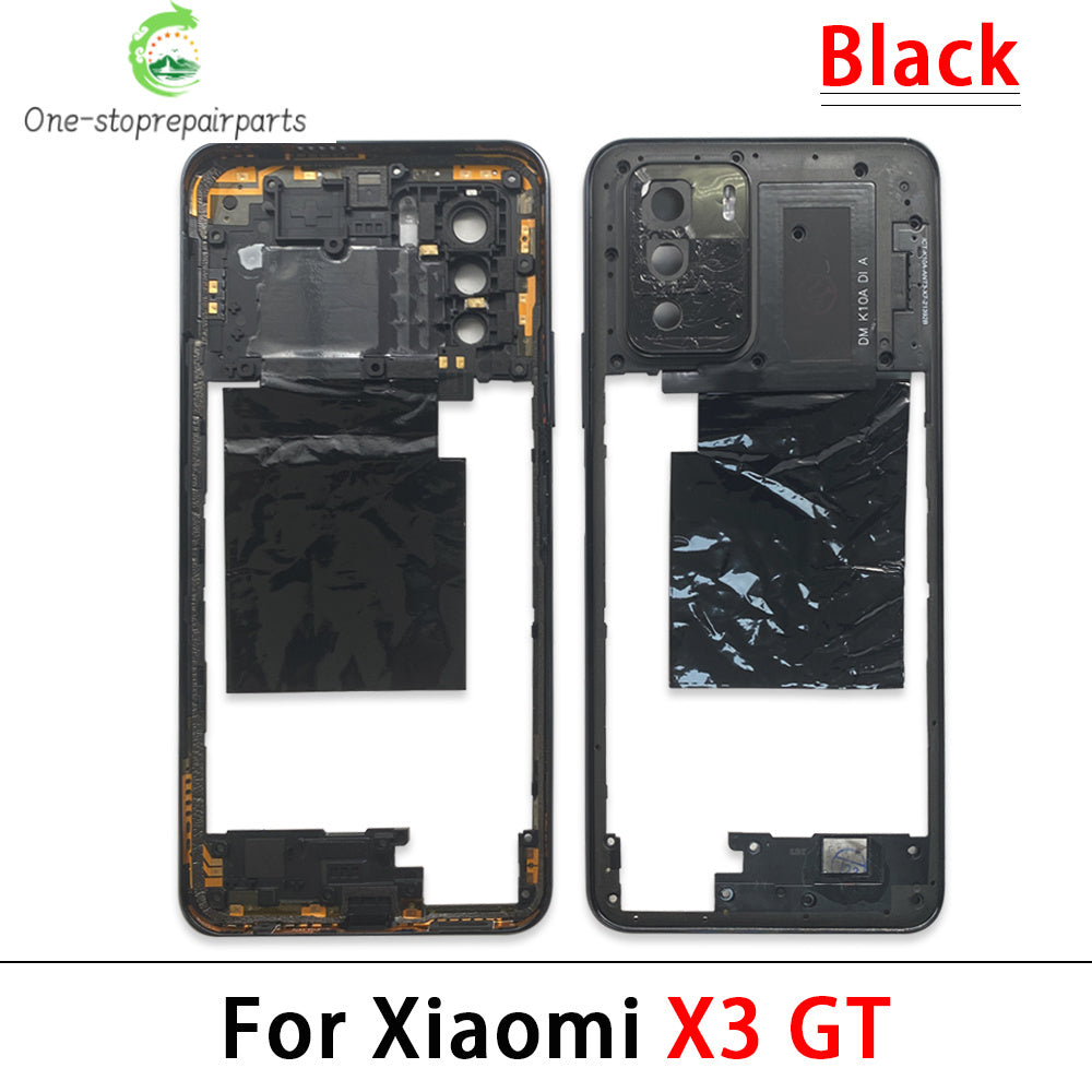 10Pcs, Middle Frame Housing For Xiaomi Poco X3 X4 GT X4 X5 M5s M4 Pro 4G 5G Middle Frame Holder Cover Frame Volume Key Parts  Xiaomi  Xiao mi phone repair parts