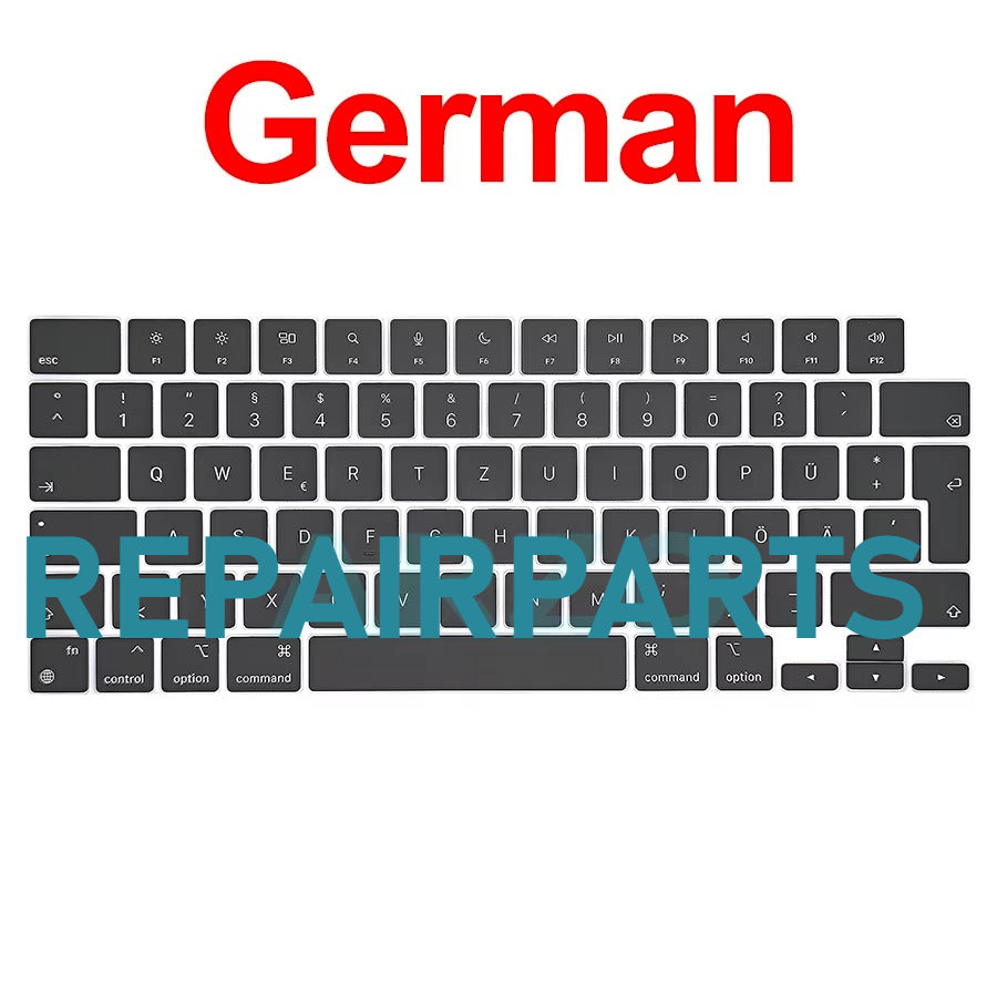 A2442 A2485 A2779 A2780 A2918 A2991 A2992 A3112 A3401 A3185 A3403 A3186 Keycaps Keys Key Cap For Macbook Pro 14" 16" 2021-2023 Macbook repair parts