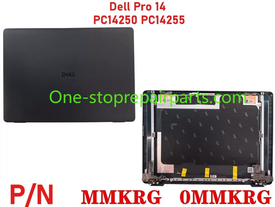 Dell Pro 14 PC14250 PC14255  lcd back cober uppler palmrest bezel bottom hinge cover keyboard touchpad 0K2C6C 0DK0V6 0MCMRV