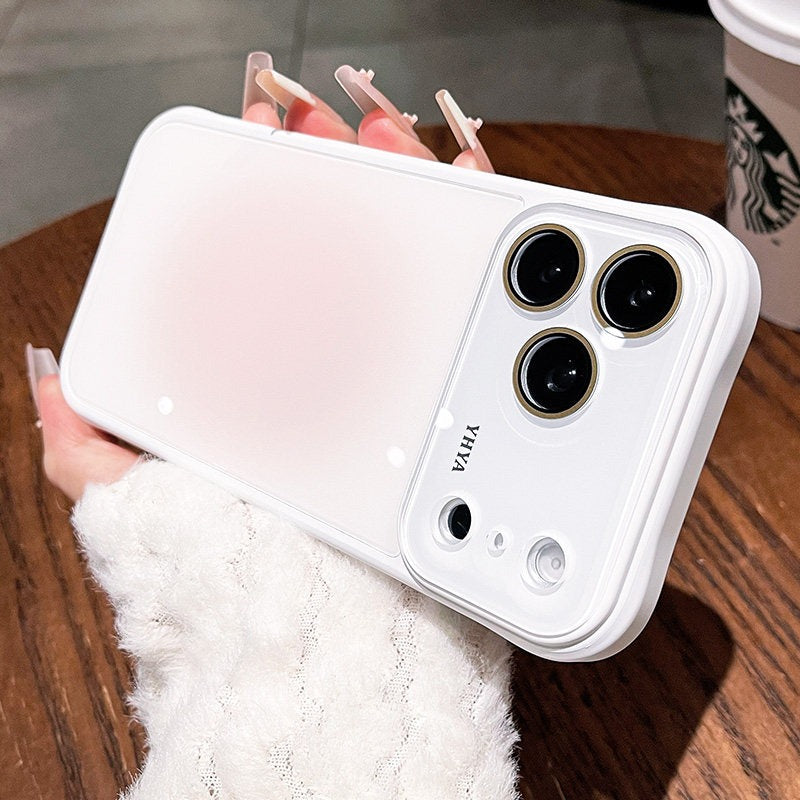 Gradual change airbag for iPhone 17promax mobile phone case New iPhone16 ice smudging large airbag four corners protective case 15pro with lens film all-inclusive case Phone accessories