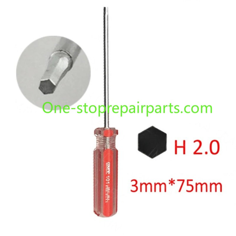 3Pcs Hex Socket 2.0 Bottom Cover Case Screws with Screwdriver H2.0 Replacement for Mac Mini Unibody A1347 2010 2011 2012 Year Mac repair parts