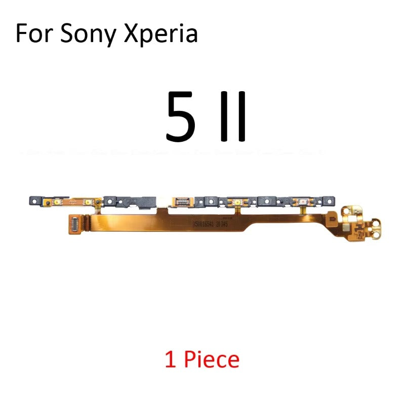 Switch Power ON OFF Key Mute Silent Volume Button Ribbon Flex Cable Parts For Sony Xperia 1 5 II III IV V VI Sony phone repair parts