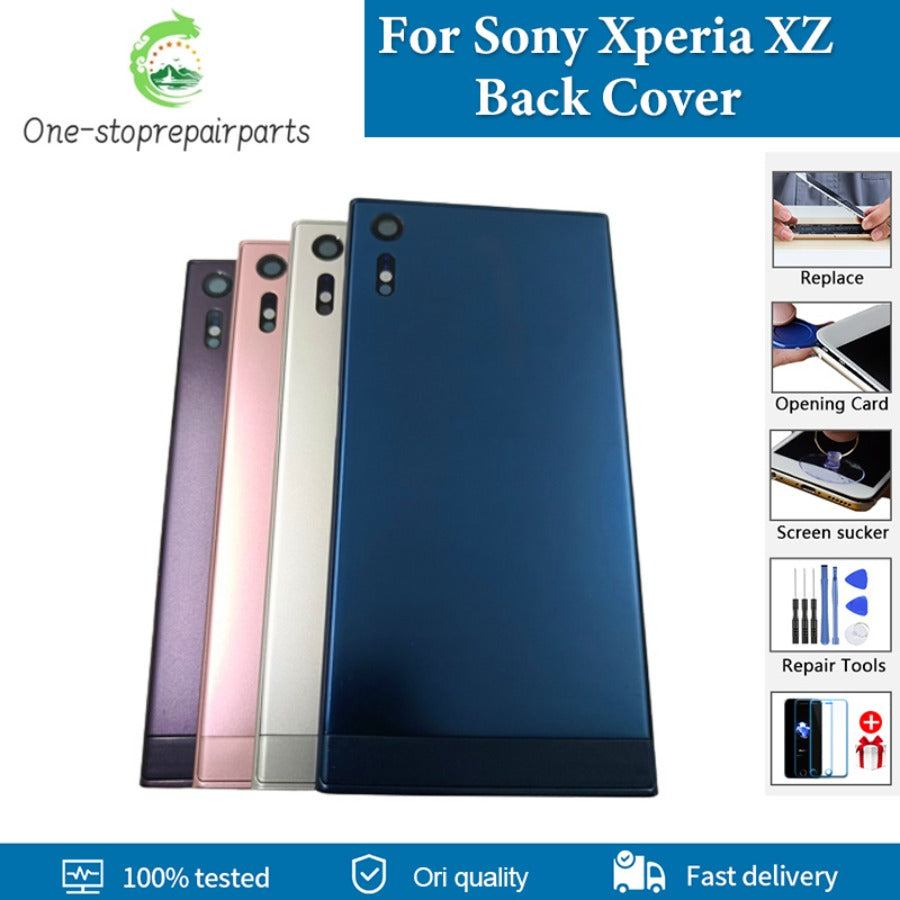AAA+Quality Back Cover For Sony Xperia XZ Back Battery Cover F8331 F8332 SO-01J SOV34 601SO Back Door Phone Rear Case Replace Sony phone repair parts