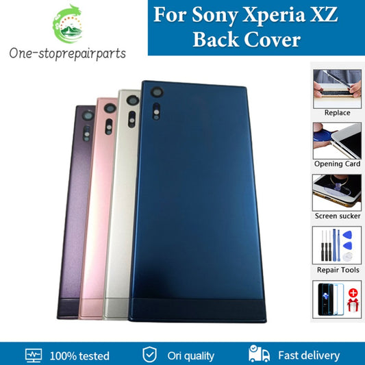 AAA+Quality Back Cover For Sony Xperia XZ Back Battery Cover F8331 F8332 SO-01J SOV34 601SO Back Door Phone Rear Case Replace Sony phone repair parts