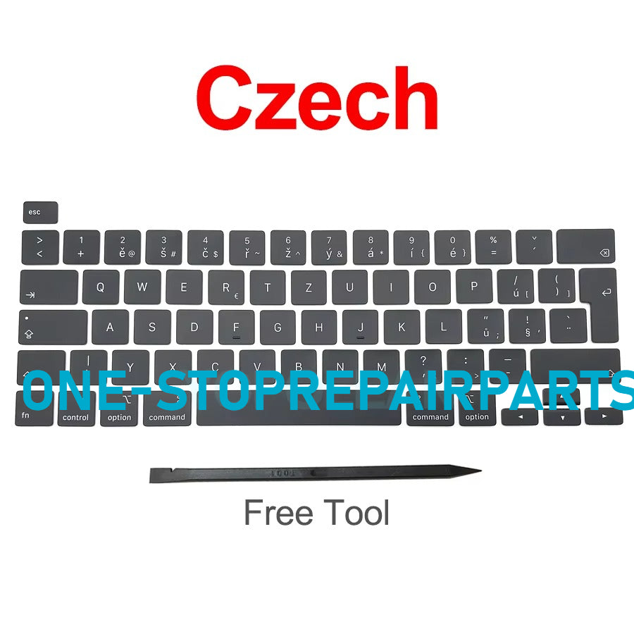 New Laptop A2141 A2289 A2251 Key Keycaps Keys Cap Keyboards Scissor Repair For Macbook Pro Retina 13" 16" 2019 2020 Year Macbook repair parts