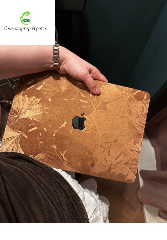 2026 M5Pro silver 2025 for neo Apple notebook macbookair protective case M4 leather 13macbook protective case m3 computer case M2M1 ultra-thin 14-inch 16 soft 15 Laptop accessories