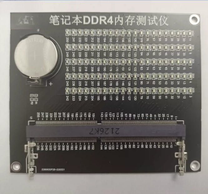 DDR3/DDR4/DDR5 memory stick repair and inspection tool notebook with light tester memory stick diagnostic card laptop repair tools