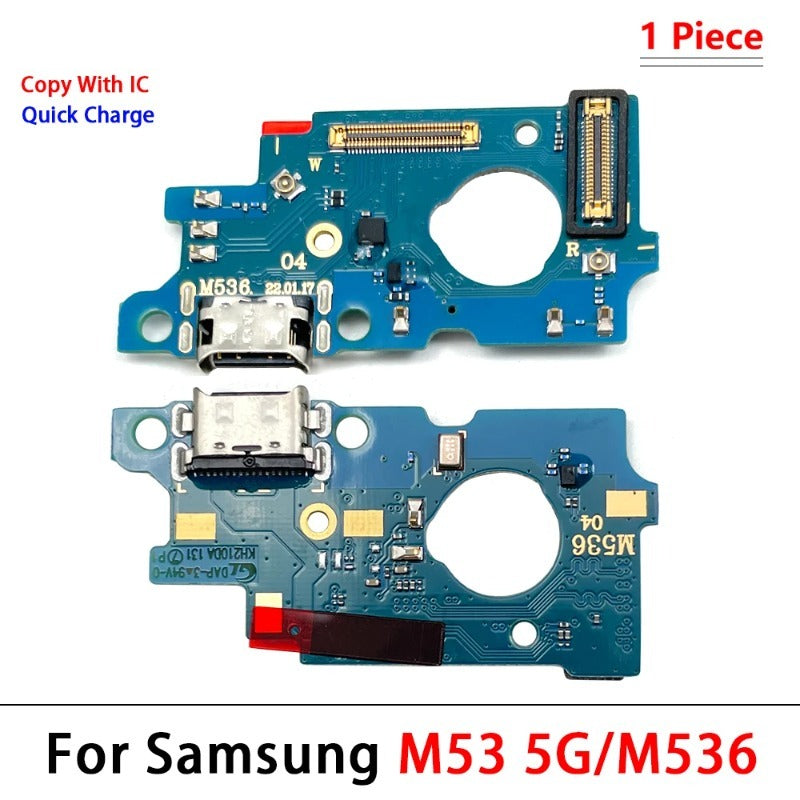 10Pcs USB Charger Charging Port Connector Flex Cable For Samsung M31 M31S M51 M10 M20 M30 M30s M21s M32 M52 M62 M13 M33 M53 5G Samsung phone repair parts