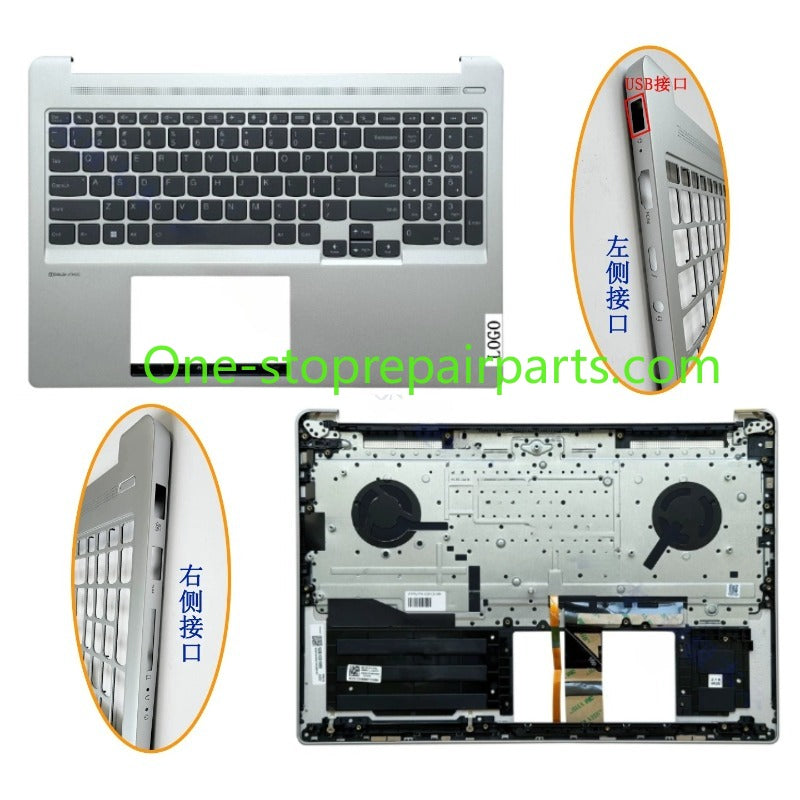 Cover case for Lenovo IdeaPad 5 Pro 16ACH6/16IHU6/16IAH7/16ARH7 2021 82L5 5CB1C75029  5CB1C74938 5CB1C74906 5CB1C74970 5CB1C75002 5B30S19010 Lcd back housing bezel upper topcase keyboard palmrest lower bottom cover Lenovo Laptop repair