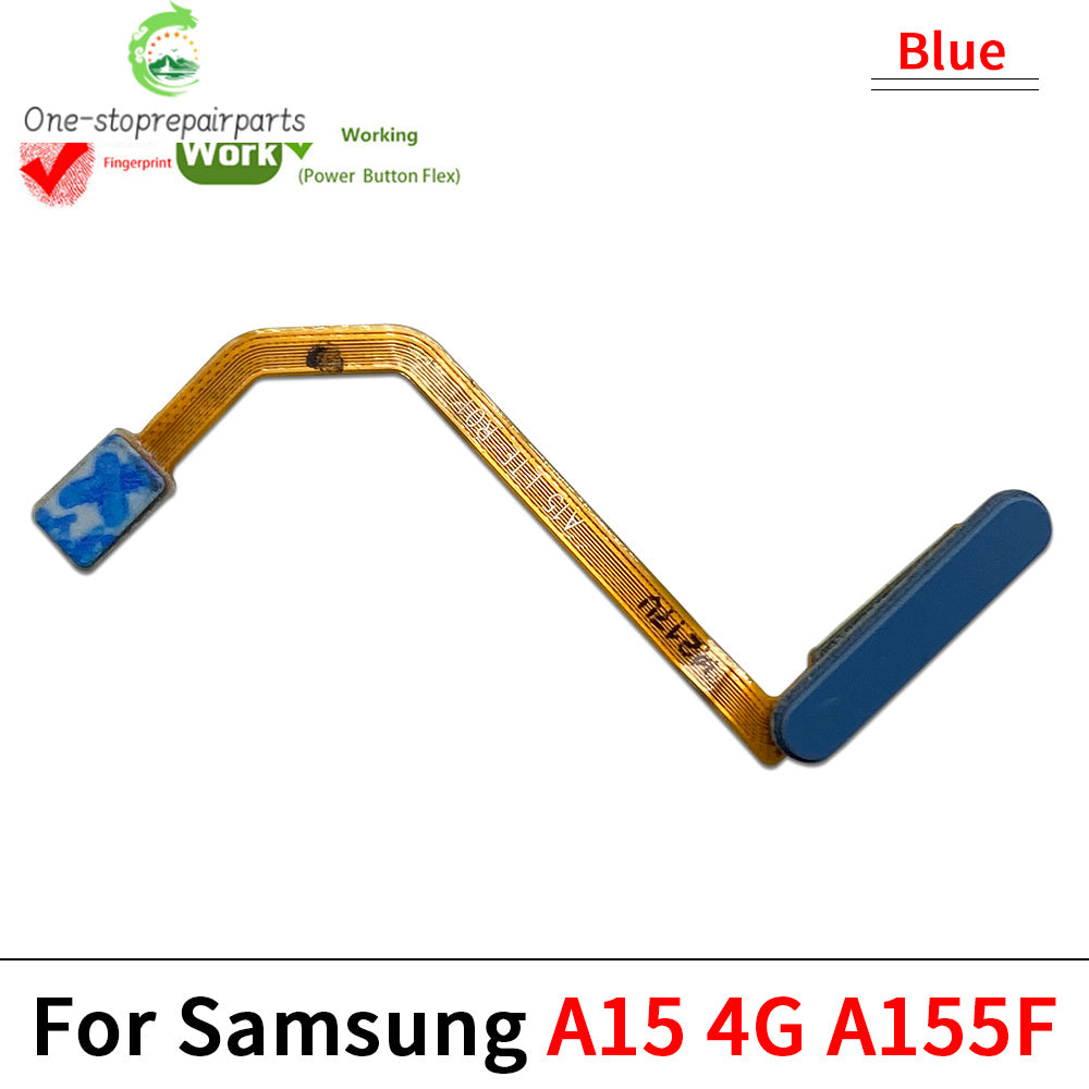 New For Samsung A05s A15 A25 4G 5G Home Button FingerPrint Touch ID Sensor Flex Cable Replacement Parts Samsung phone repair parts