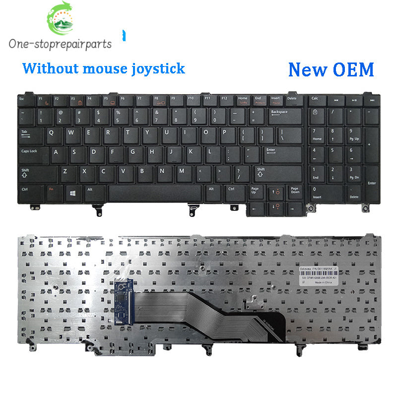 New ORIGINAL Laptop Keyboard For DELL M2800 M4600 M4700 M4800 M6600 M6800 P14F Dell laptop repair parts