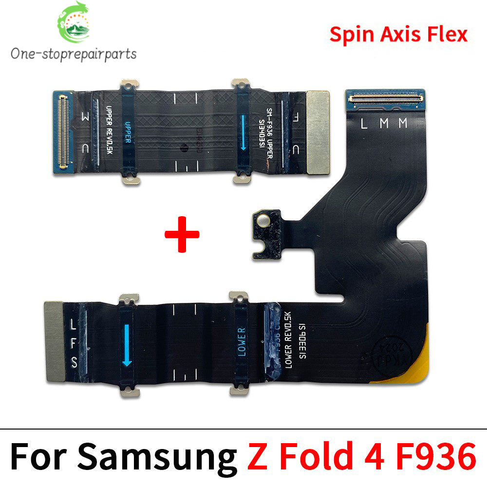 New Spin Axis Flex For Samsung Z Fold 1 2 3 4 5 6 MainBoard Connector LCD Display USB Flex Cable For Samsung Z Flip 1 2 3 4 5 Samsung phone repair parts