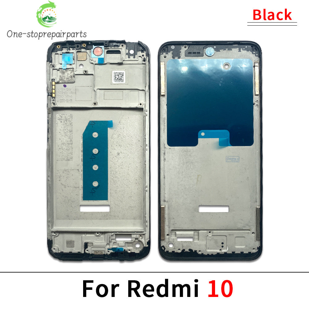 10Pcs Middle Frame Housing For Xiaomi Redmi 7A 8 8A 9 9A 9C 9T 10 10A 10C 12 12C 4G 5G Middle Frame Bezel Plate Cover Rear Bezel  Xiaomi  Xiao mi phone repair parts