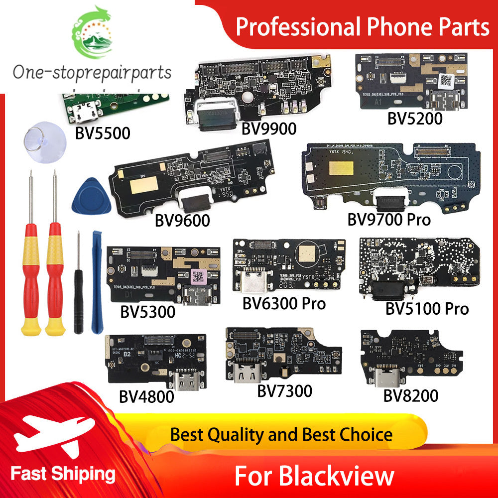 USB Board Blackview BV5500 BV9900 Pro BV5200 BV9600 BV9700 Pro BV5300 BV6300 Pro BV5100 Pro BV4800 BV7300 BV8200 Charge Panel Blackview phone repair parts