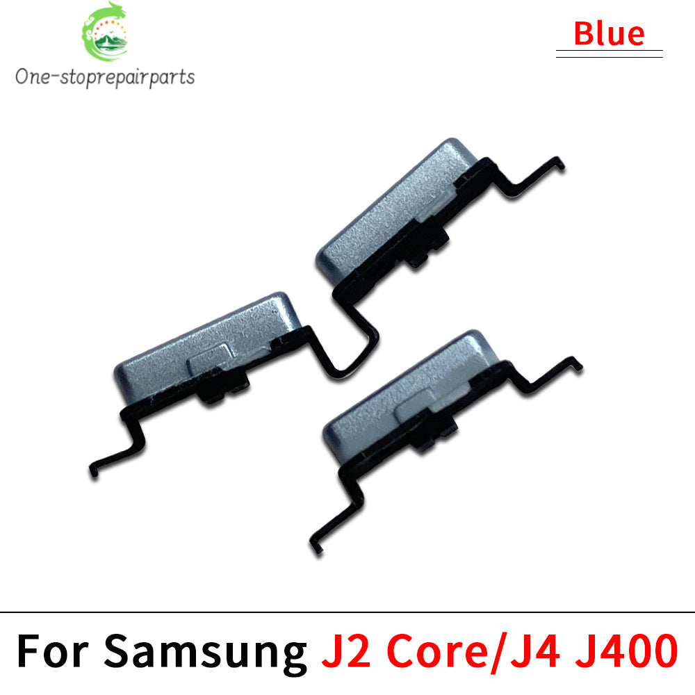 100Pcs, Side Power Key Volume Button For Samsung J2 Core J400  J4 J6 Plus J5 J7 Prime J5 J7 2016 2017 J330 J530 J730 J510 J710 Samsung phone repair parts