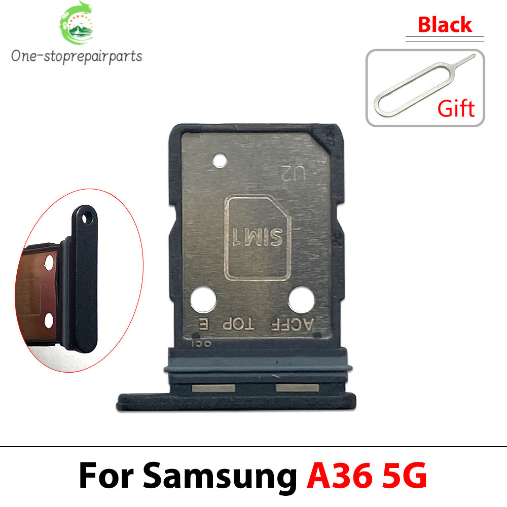 New For Samsung A36 A26 A56 4G 5G Dual SIM Card Tray Slot Holder Adapter Accessories Samsung phone repair parts