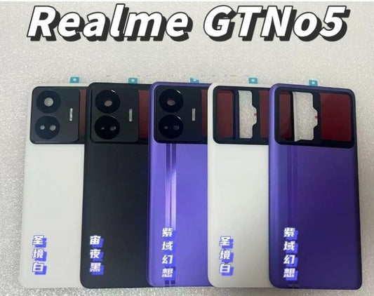 AAA+ quality For Realme GT NEO5 Back Battery Cover Door Rear Glass Realme GT Neo5 Battery Cover  Case With Camera Lens Realme phone repair parts