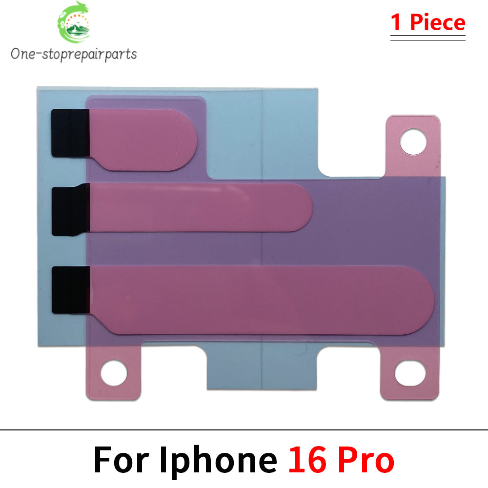50Pcs/Lot, Battery Adhesive Sticker For iPhone 11 12 13 14 15 16 Pro Max Battery Double Tape Strip Pull Trip iPhone phone repair parts