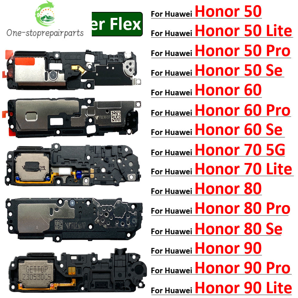 New For Huawei Honor 50 60 70 80 90 Pro Lite Se 5G Loud Speaker Buzzer Ringer Loudspeaker Flex Cable Huawei phone repair parts