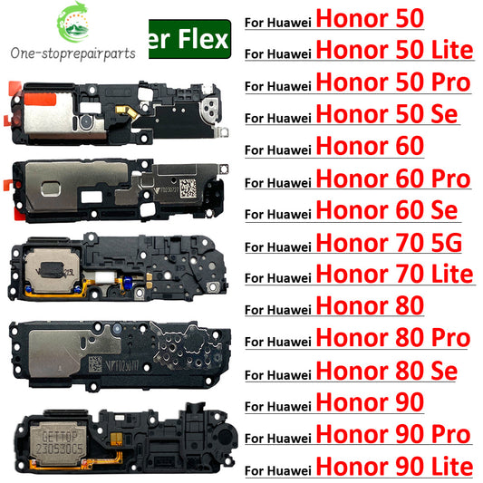 New For Huawei Honor 50 60 70 80 90 Pro Lite Se 5G Loud Speaker Buzzer Ringer Loudspeaker Flex Cable Huawei phone repair parts