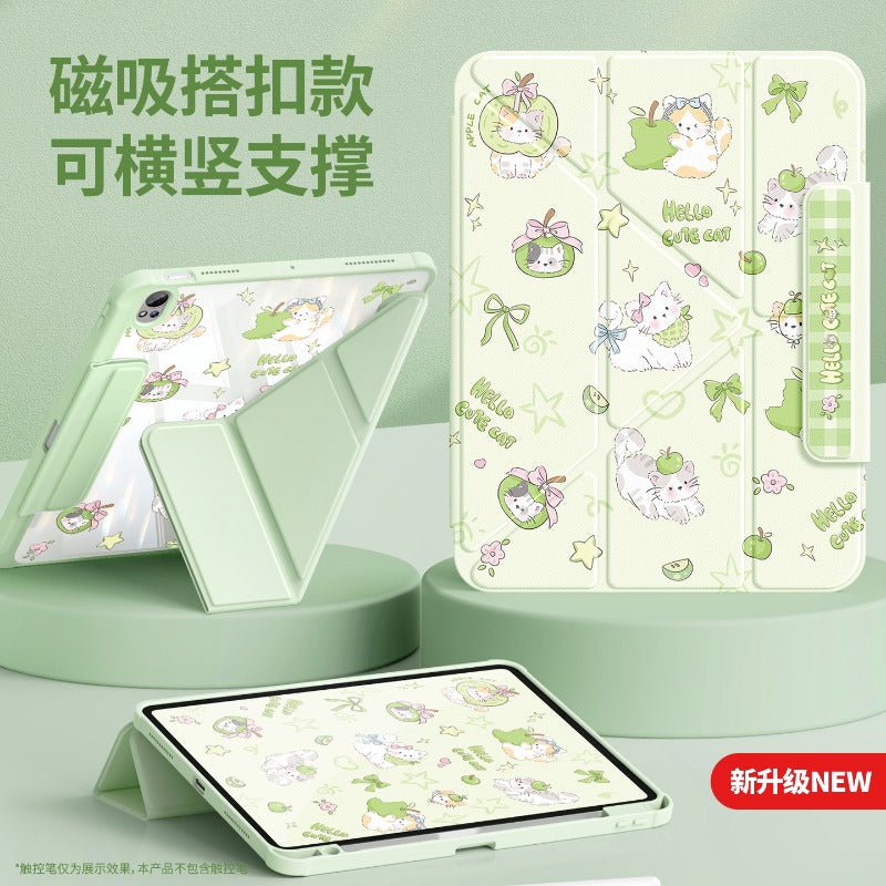 For Huawei matepad11.5s tablet case 115s protective case 2026 new air12 |/2024 magnetic buckle pro2025 with pen slot se10.4 soft light version 10.8 apple kitten Tablet Accessories
