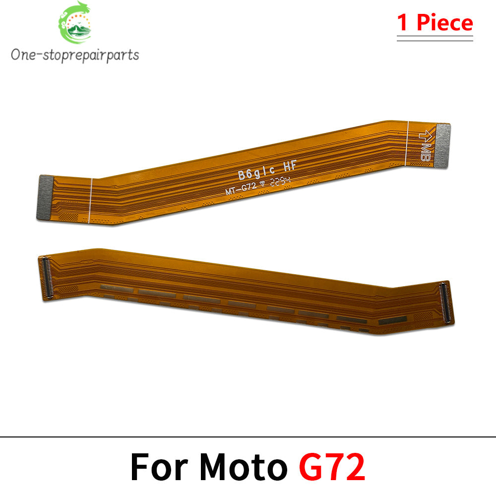 10Pcs, Main Motherboard Board Mainboard Flex Cable For Motorola Moto G14 G34 G54 G32 G42 G52 G62 G72 G82 G53 G73 G84 G85 5G Motorola phone repair parts