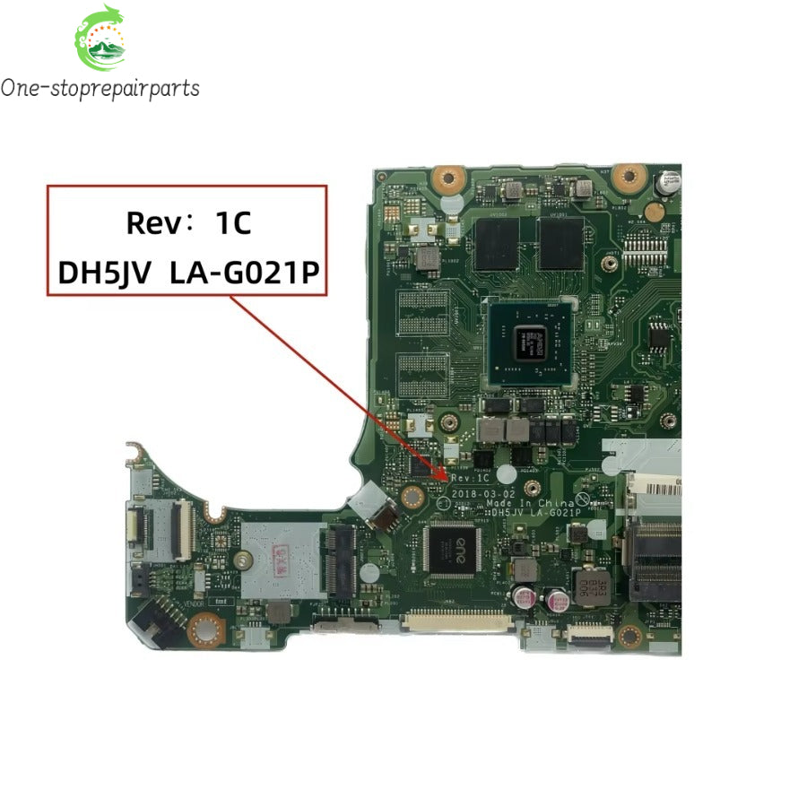 For Acer Aspire A315-41G Laptop Motherboard With R3-2200U R5-2500U R7-2700U CPU Radeon 530 2GB-GPU DH5JV LA-G021P NB.GYB11.001 Acer laptop repair parts