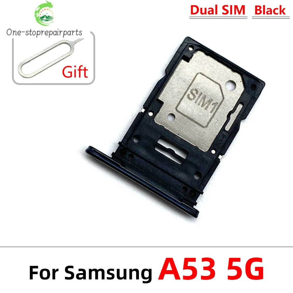 New For Samsung A23 A33 A53 A73 5G SIM Card Tray Slot Holder Replacement Parts Samsung phone repair parts