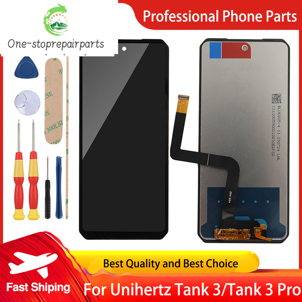 New Display Touch For Unihertz 8849 Tank 3 LCD Screen Digitizer Assembly Replacement Free Disassemble Tools Other brand Phone repair parts