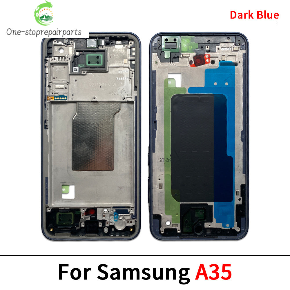 New Front Housing LCD Frame Screen Bezel Holder For Samsung A05 A05s A15 A25 A35 A06 A26 A34 4G 5G Samsung phone repair parts