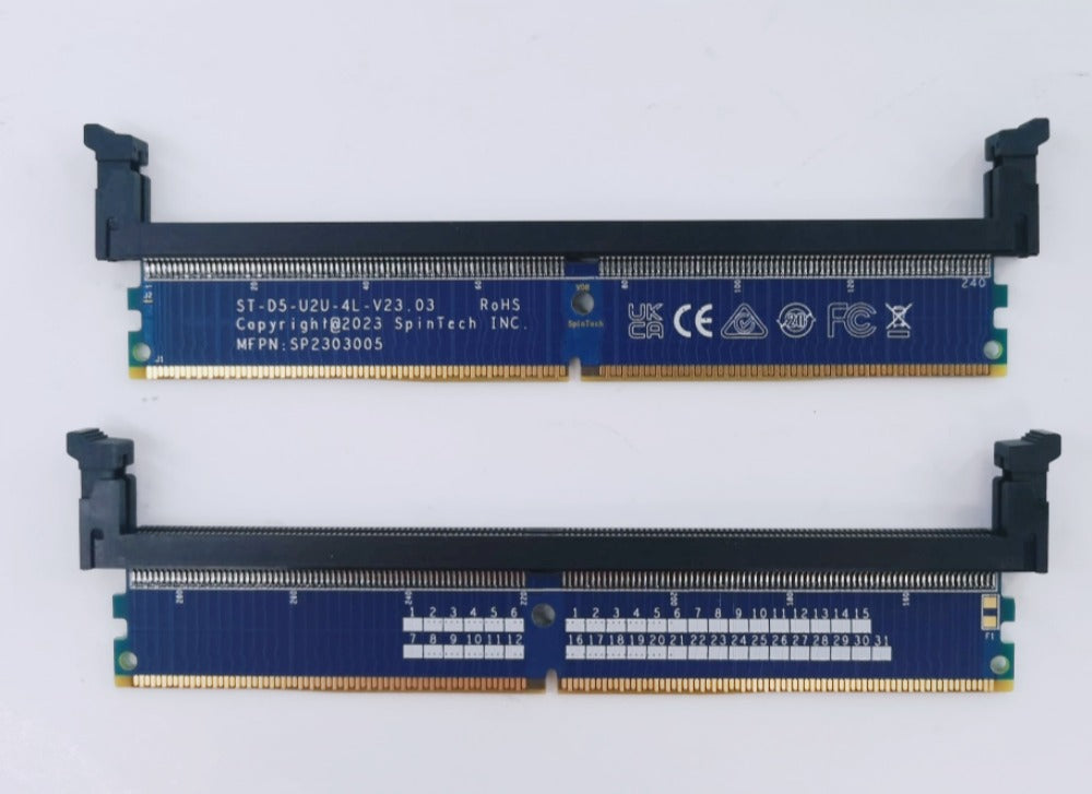 DDR5 memory adapter card protection slot memory test adapter board DDR5 adapter card 5th generation memory protection slot laptop repair tools