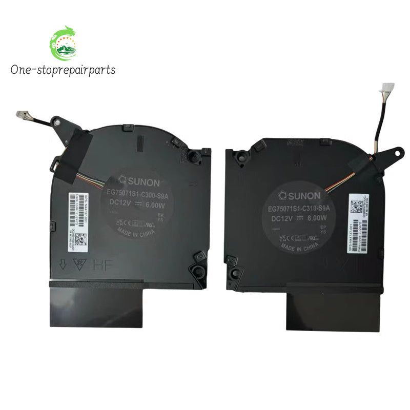 NEW ORIGINAL Laptop CPU GPU Cooling Fan For HP Omen 9 16-WF 16-XF TPN-C167 C168 N44737-001 12V HP laptop repair parts