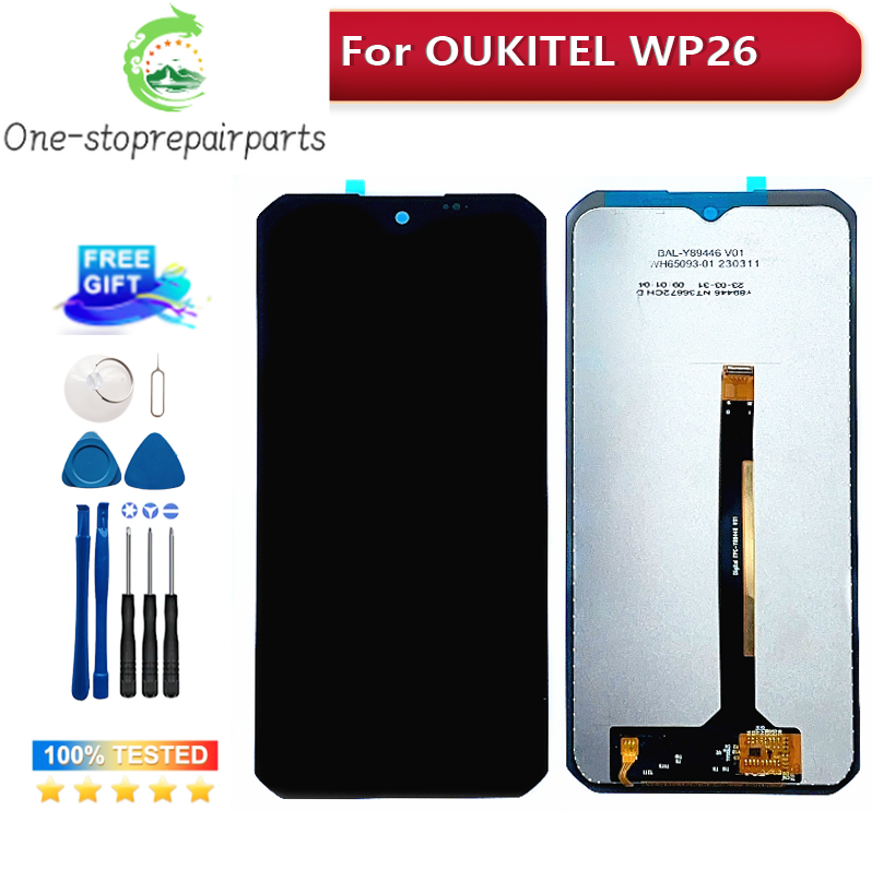 Original For OUKITEL WP26 LCD Display Touch Screen Digitizer Assembly 100% New OUKITEL WP26 LCD +Touch Digitizer Other brand Phone repair parts