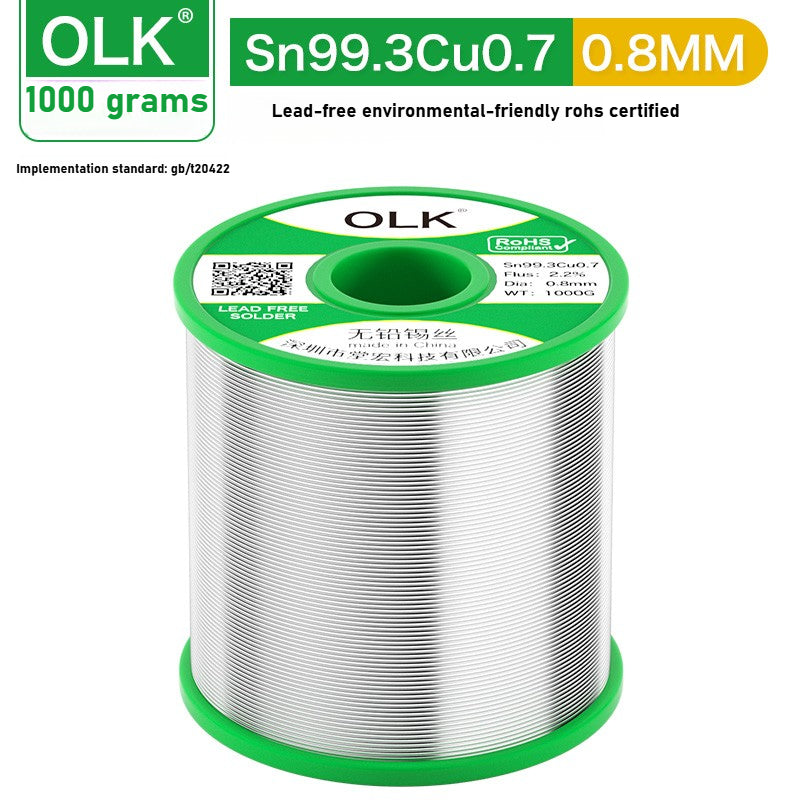 High purity solder wire 63 low temperature with flux rosin core welding household electric soldering iron lead-free solder wire Repair tools