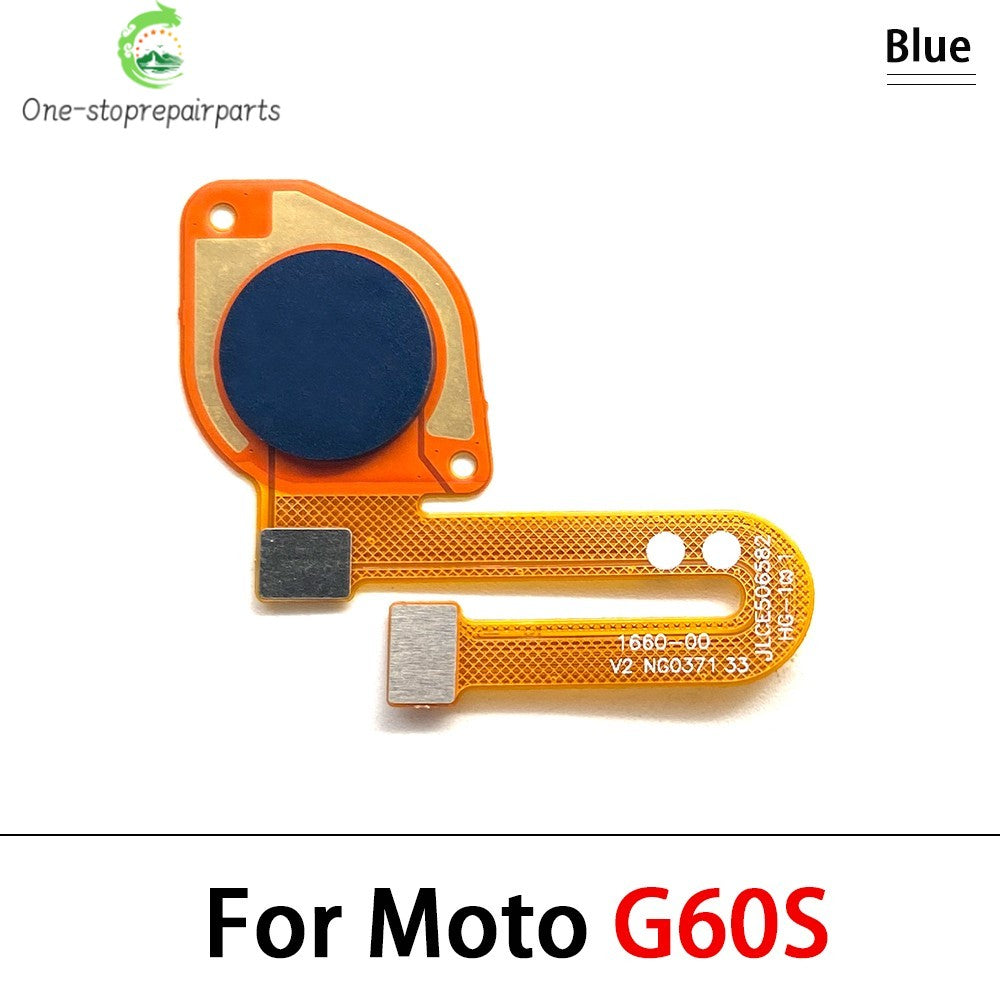 10Pcs/Lot,  Fingerprint Sensor Home Return Key Menu Button Flex Cable For Moto G10 G20 G30 G50 G60 G60s Motorola phone repair parts