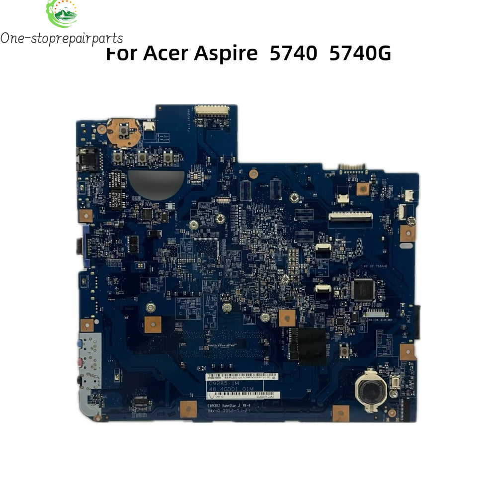 For Acer Aspire 5740G 5740 Laptop Motherboard With HM55 Chipset UMA DDR3 09285-1M 48.0GD01.01M MBPM601002 MB.PM601.002 100% Test Acer laptop repair parts