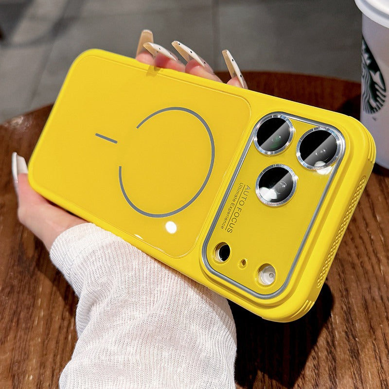 Ice heat dissipation Magnetic suction For iPhone 18promax mobile phone case New iPhone17 with lens film All-inclusive protection 16Pro Side heat dissipation and breathability 15 men's and women's cases Phone Accessories