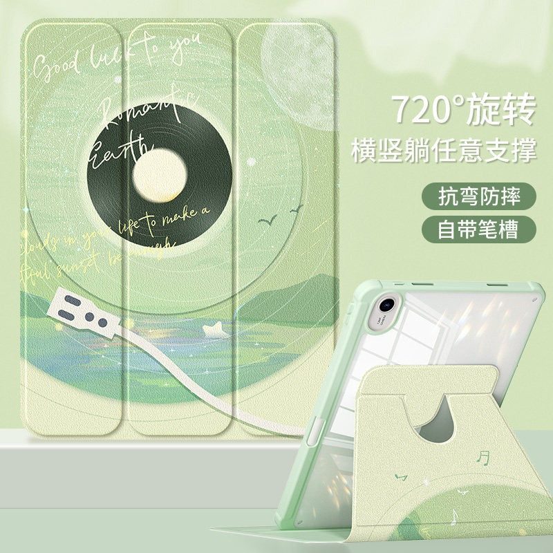 For Huawei matepadair protective case matepad11 flat case 2023 new matepadpro10.8 anti-bend 11.5 inch se acrylic 10.4 all-inclusive anti-drop Tablet Accessories
