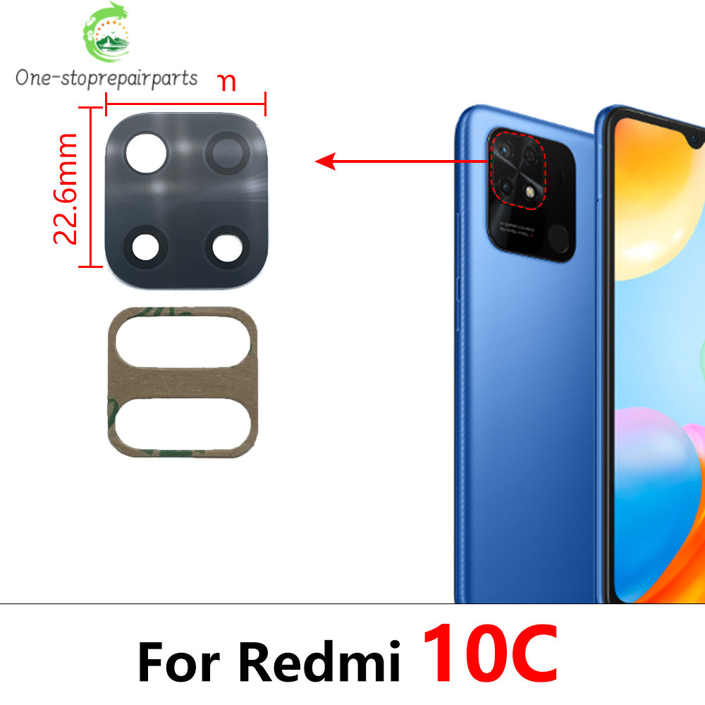 Rear Camera Glass Lens For Xiaomi Redmi 6 6A 7 7A 8 8A 9 9A 9C 9T 10 10A 10C 12 12C 13 13C 4G 5G Camera Glass Replacement Parts Xiaomi  Xiao mi phone repair parts