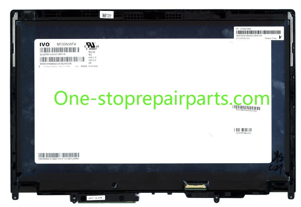 Lenovo ThinkPad Yoga 370 LCD Touch Screen Bezel 13.3",FHD,Touch 01HY326 01HY328 02DL619  SD10M34092 M133NWF4  LP133WF4 SD10M34076