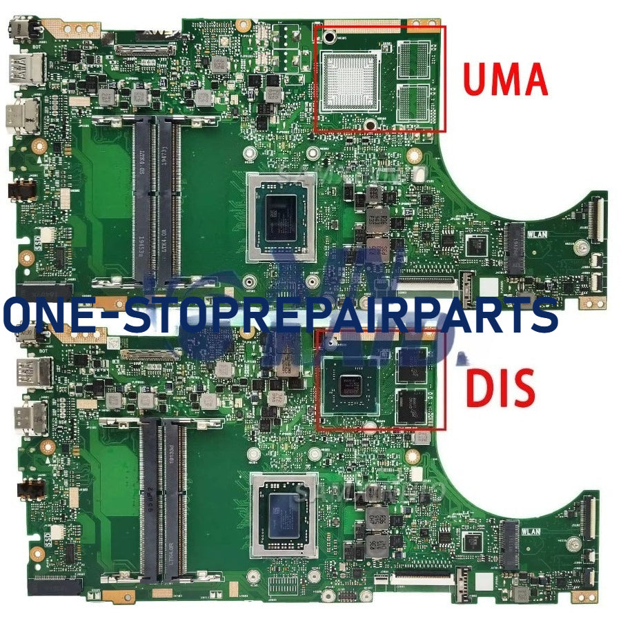 For ASUS VivoBook A510QA F510QA F510QR A510QR V580Q Mainboard X510Q A510QA F510QA F510QR Laptop Motherboard CPU A12 FX-9800P A10 ASUS laptop repair parts