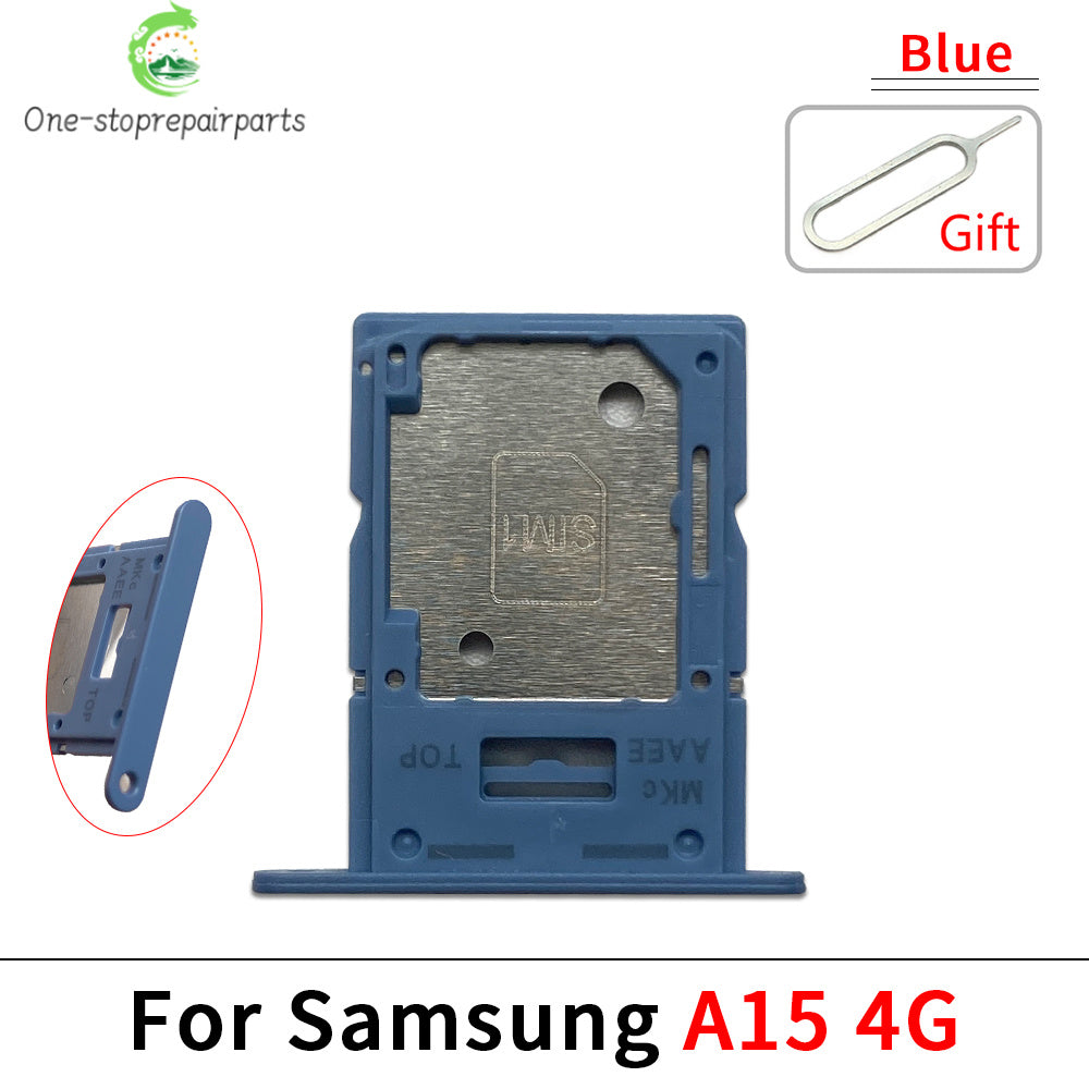 10Pcs, New For Samsung A15 A25 A35 A55 4G 5G SIM Card Slot SD Card Tray Holder Adapter Samsung phone repair parts