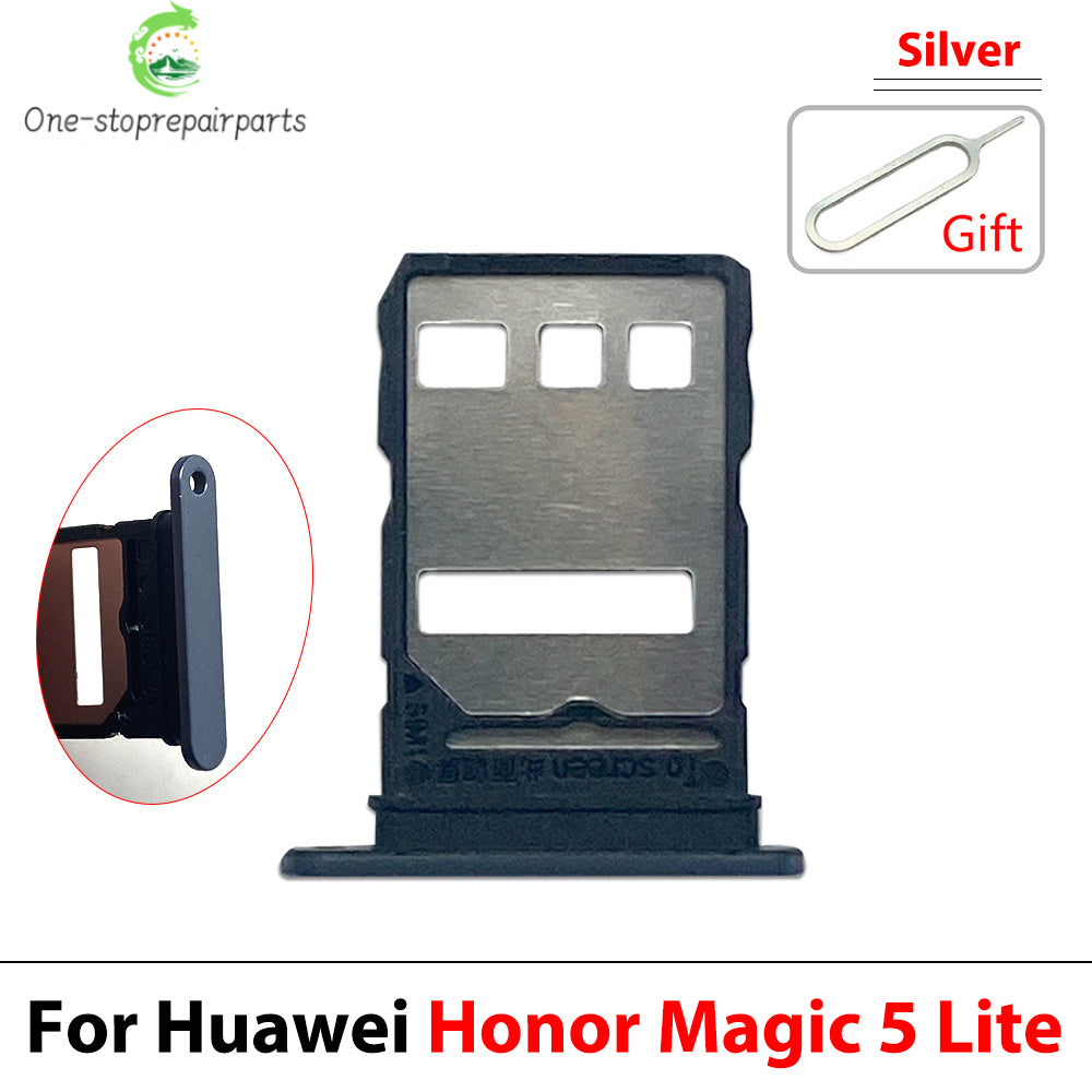 New Micro Nano SIM Card Holder Tray Slot Holder Adapter Socket For Huawei Honor Magic 4 5 6 Pro Lite 4G 5G Huawei phone repair parts
