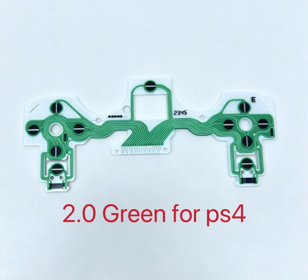 50pcs Film For PS2 PS3 PS4 Pro Slim JDS 030 040 050 Controller Conductive Film Keypad Flex Cable For PS5 Circuit Board Game console repair parts