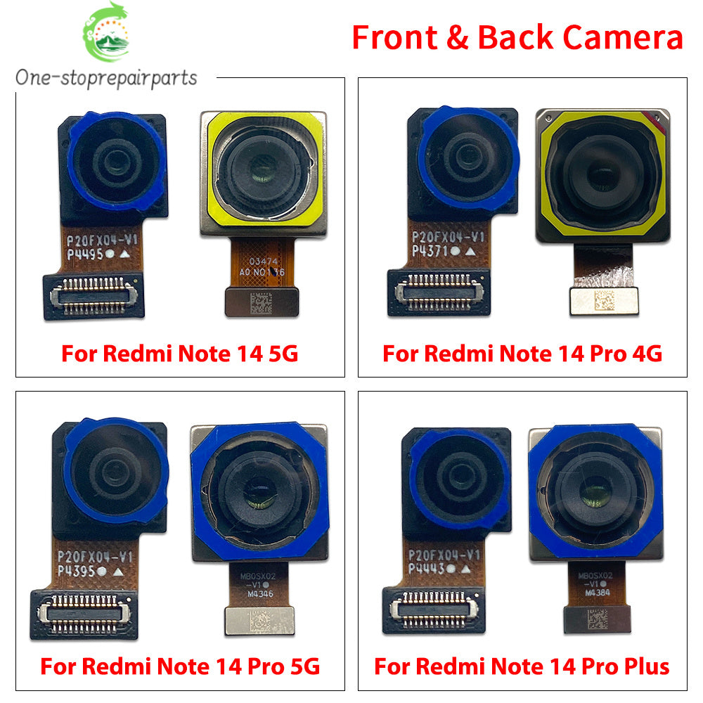 Back Rear Camera Big Main Camera Front Camera Flex Cable For Xiaomi Redmi Note 14 Pro 4G 5G  Xiaomi  Xiao mi phone repair parts